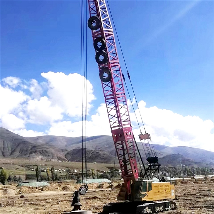 西藏地基强夯施工